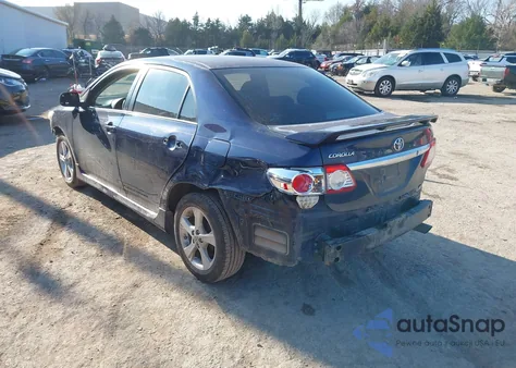 2011 Toyota Corolla S из США, поврежденный, VIN 2T1BU4EE9BC735495